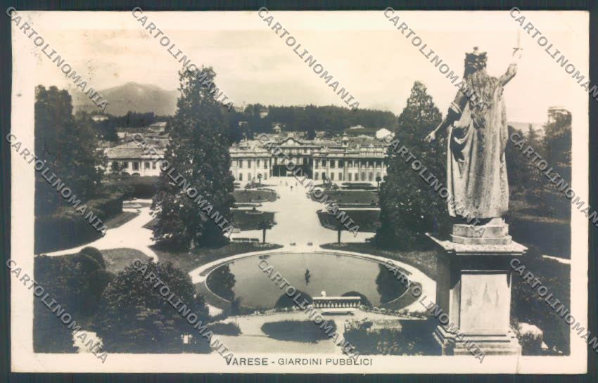 Varese Giardini STRAPPO PIEGA Foto cartolina LQ6430 – fronte