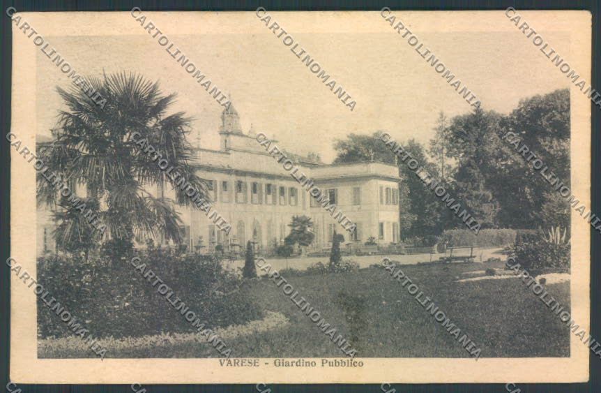 Varese Giardini PIEGA cartolina LQ6431 – fronte