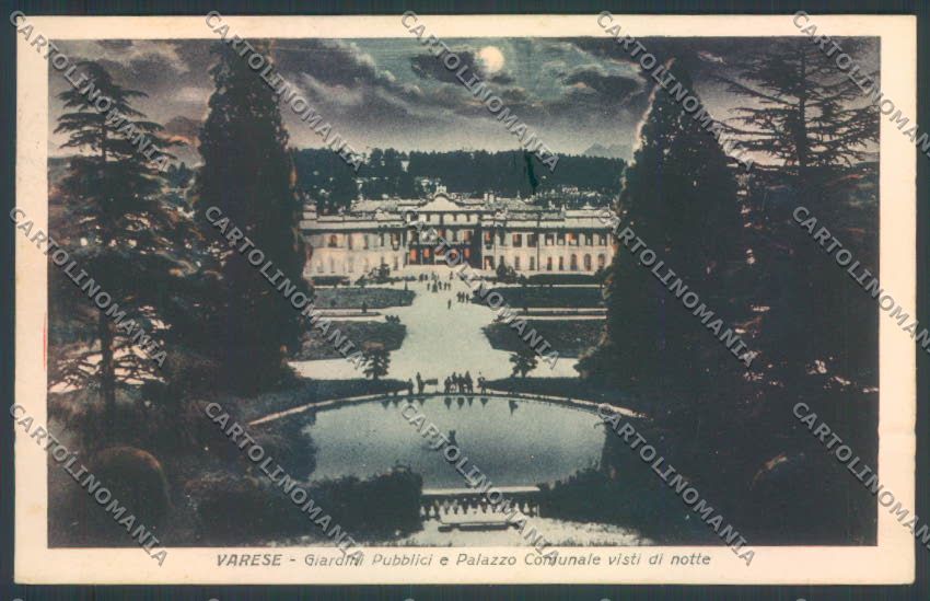 Varese Giardini cartolina LQ6432 – fronte