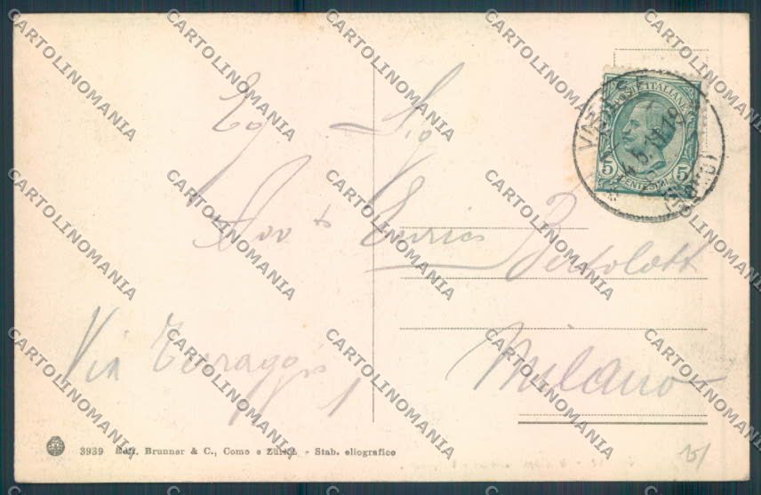 Varese Giardini cartolina LQ6433 – retro