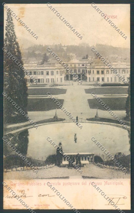 Varese Giardini cartolina LQ6440 – fronte