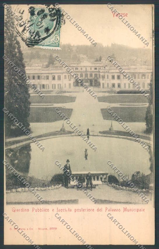 Varese Giardini cartolina LQ6441 – fronte