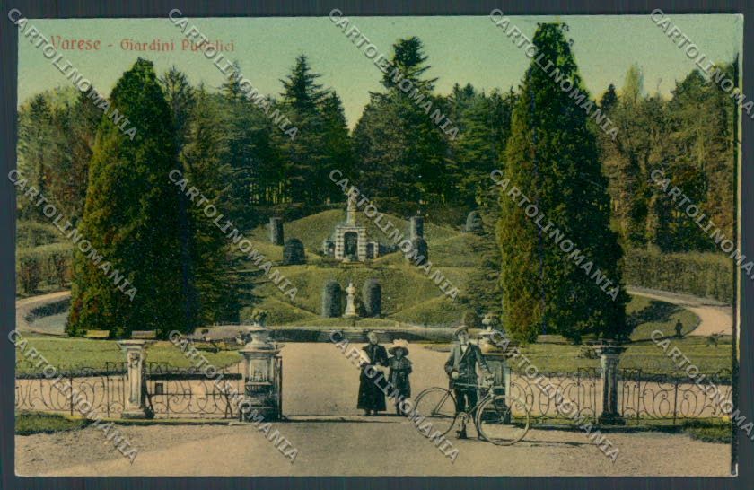 Varese Giardini cartolina LQ6443 – fronte