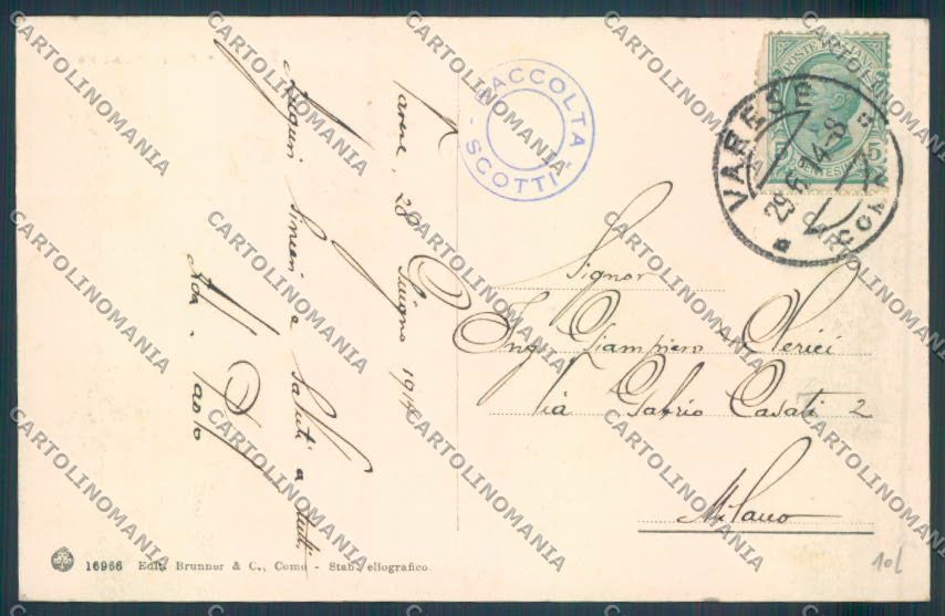 Varese Kursaal cartolina LQ6447 – retro