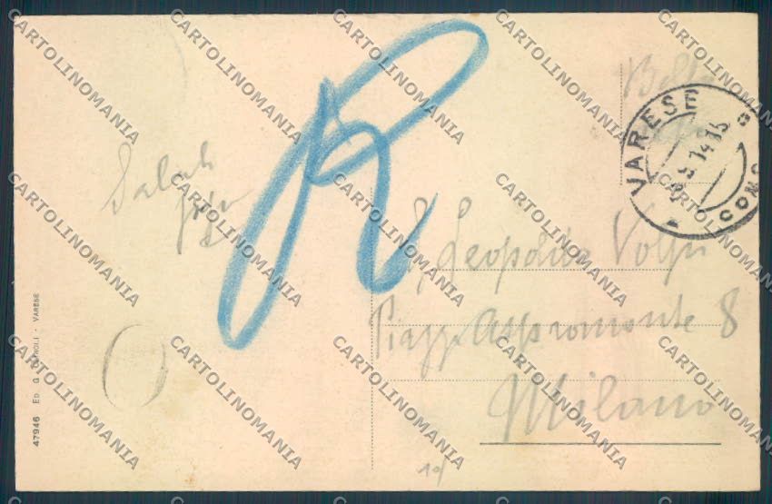 Varese Kursaal cartolina LQ6449 – retro