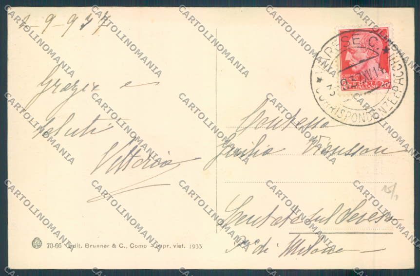 Varese Kursaal cartolina LQ6456 – retro