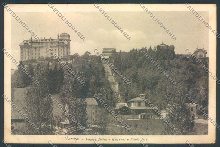 Varese Kursaal Funicolare STRAPPO PIEGHINE cartolina LQ6461 – fronte