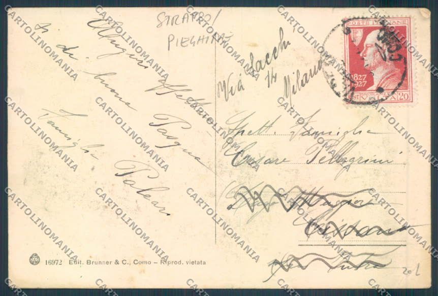 Varese Kursaal Funicolare STRAPPO PIEGHINE cartolina LQ6461 – retro