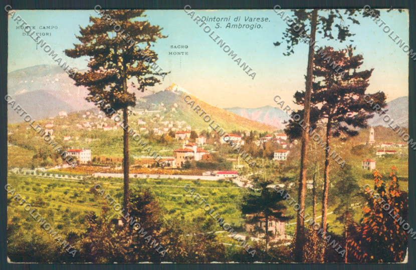 Varese Sant'Ambrogio cartolina LQ6468 – fronte