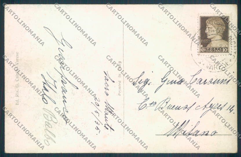 Varese Sant'Ambrogio cartolina LQ6468 – retro