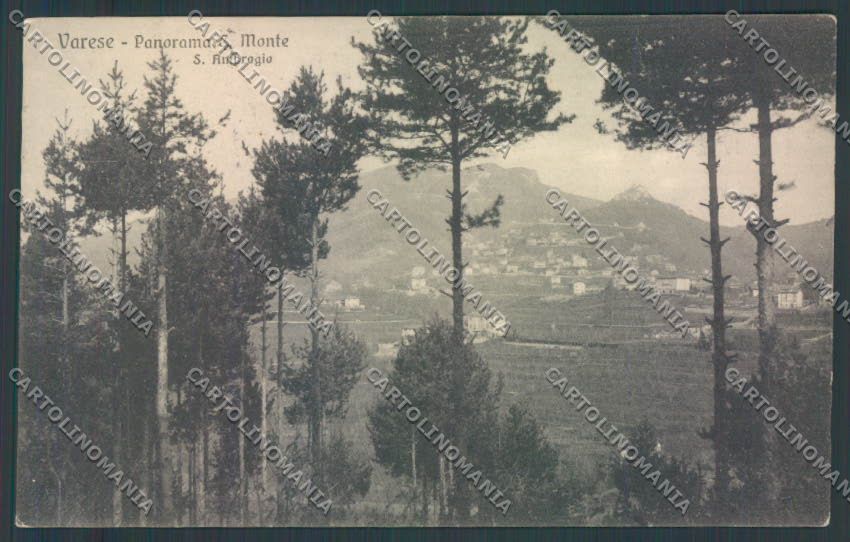 Varese Sacro Monte cartolina LQ6472 – fronte