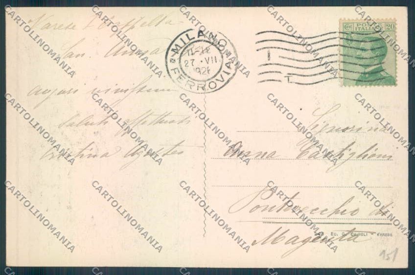 Varese Sant'Ambrogio cartolina LQ6474 – retro