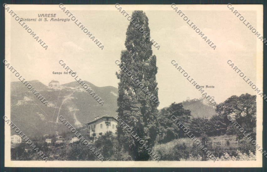 Varese Sant'Ambrogio cartolina LQ6477 – fronte