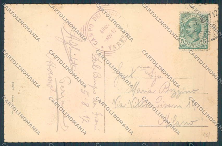 Varese Sant'Ambrogio cartolina LQ6479 – retro