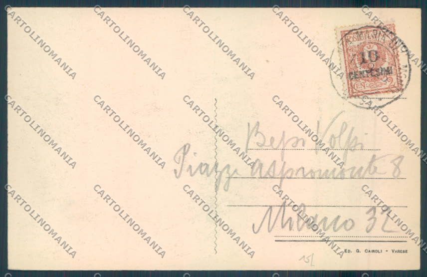Varese Sant'Ambrogio cartolina LQ6487 – retro