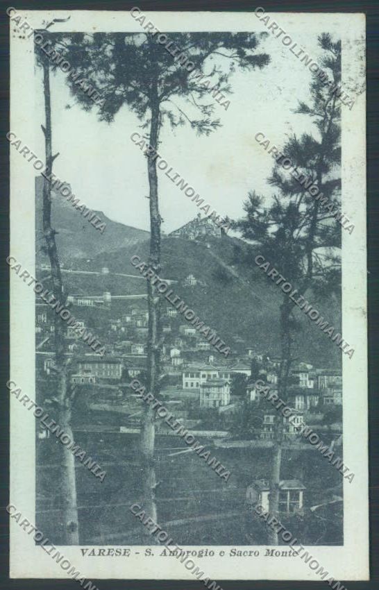 Varese Sant'Ambrogio cartolina LQ6488 – fronte
