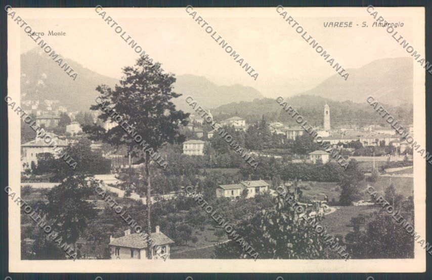 Varese Sant'Ambrogio cartolina LQ6489 – fronte