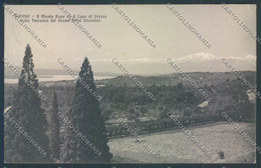 Varese Lago di Monte Rosa cartolina LQ6497 – fronte