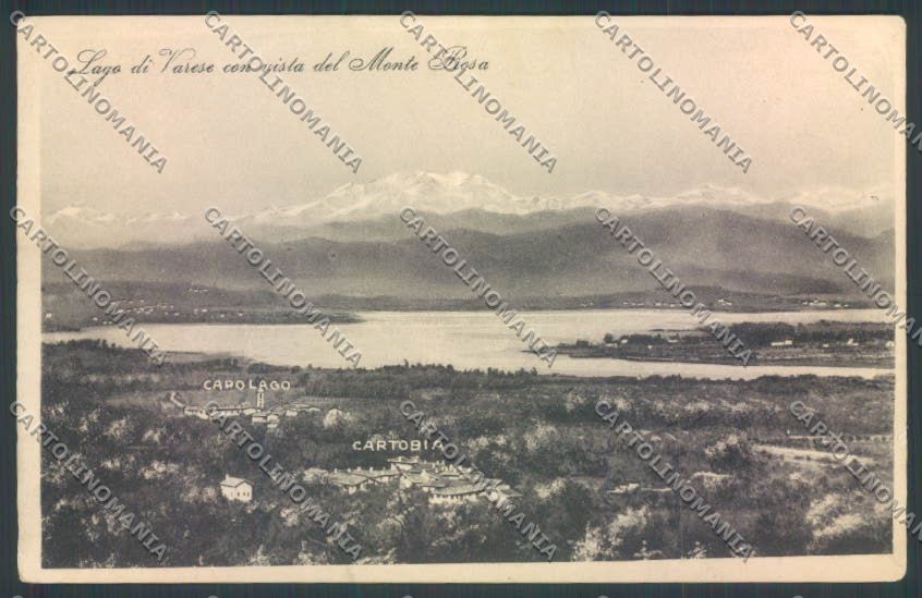 Varese Lago di Monte Rosa cartolina LQ6502 – fronte