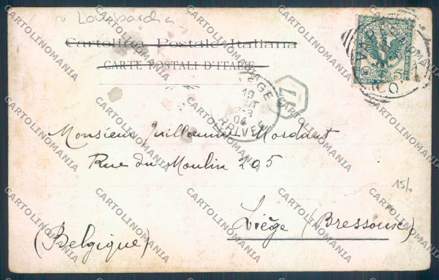 Varese Città Saluti da cartolina LQ6518 – retro