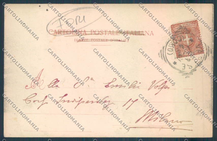 Varese Città FORI cartolina LQ6539 – retro