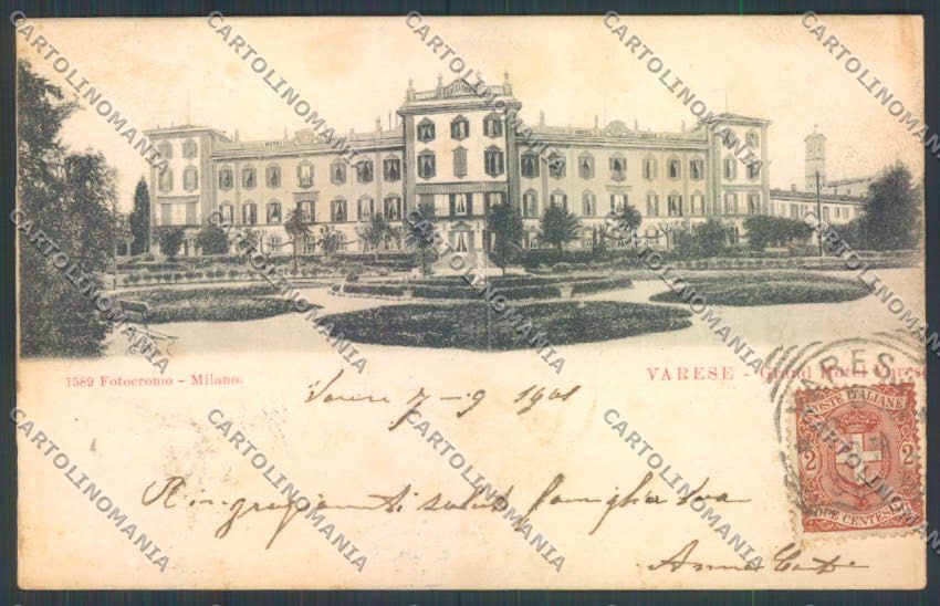 Varese Città PIEGA cartolina LQ6542 – fronte