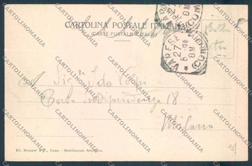 Varese Città cartolina LQ6543 – retro