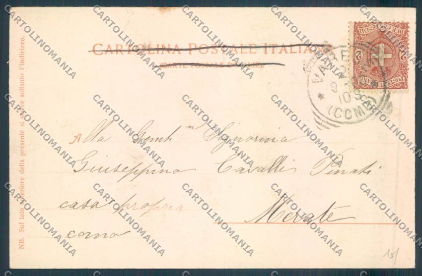 Varese Città cartolina LQ6545 – retro
