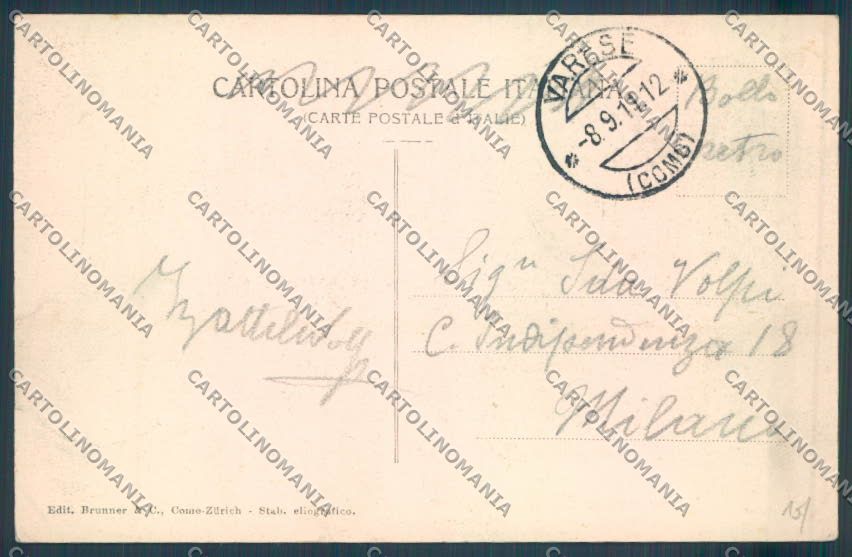 Varese Città cartolina LQ6547 – retro