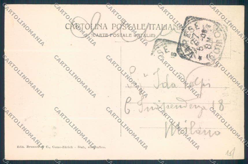 Varese Città cartolina LQ6550 – retro