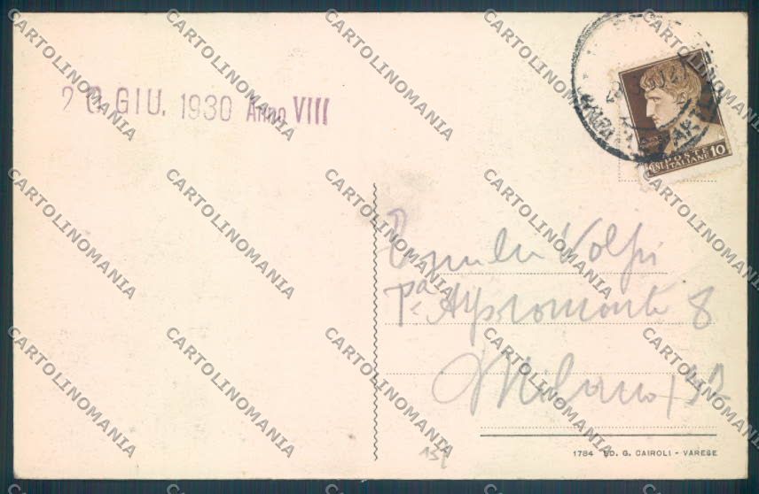 Varese Città cartolina LQ6555 – retro
