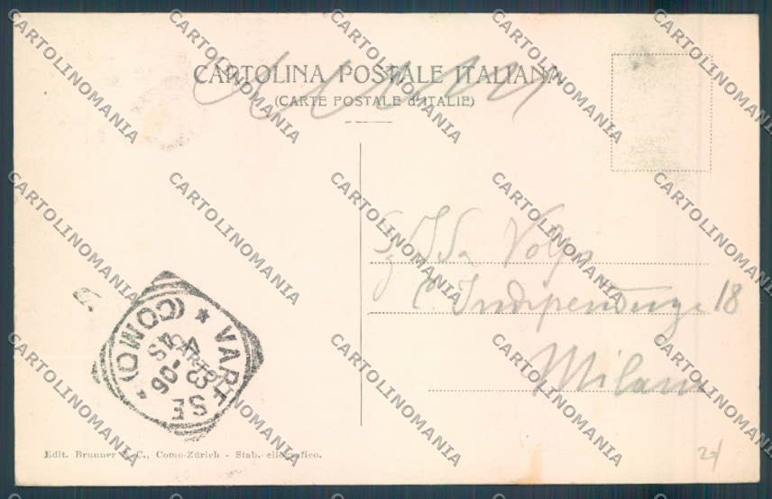 Varese Città cartolina LQ6573 – retro