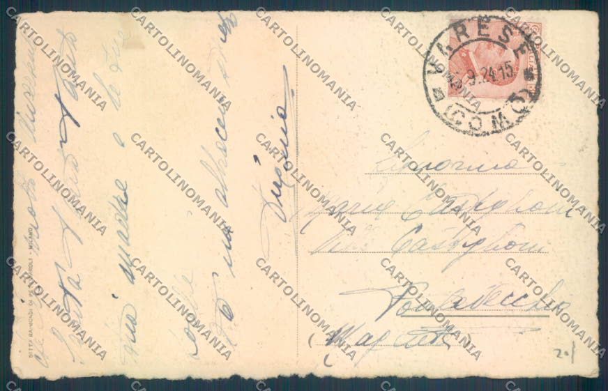 Varese Città cartolina LQ6575 – retro