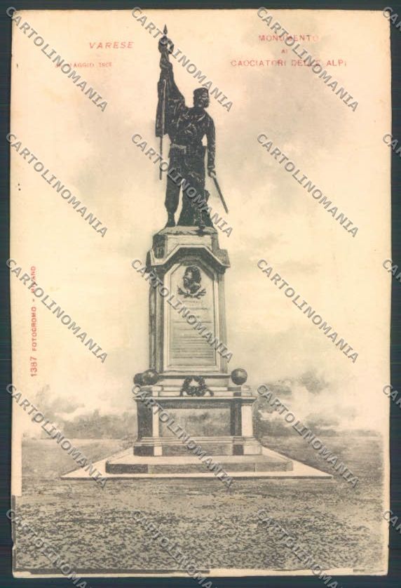 Varese Città Garibaldi NASTRO ADESIVO cartolina LQ6576 – fronte
