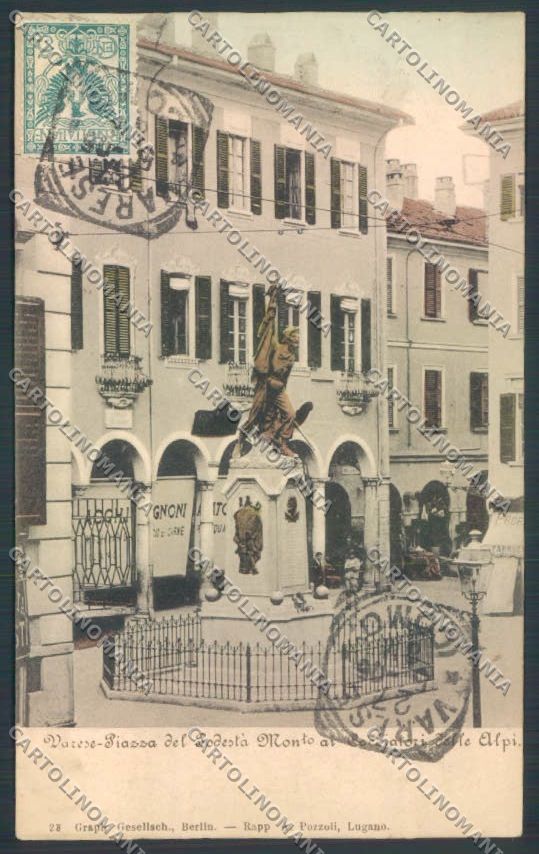 Varese Città Garibaldi cartolina LQ6578 – fronte