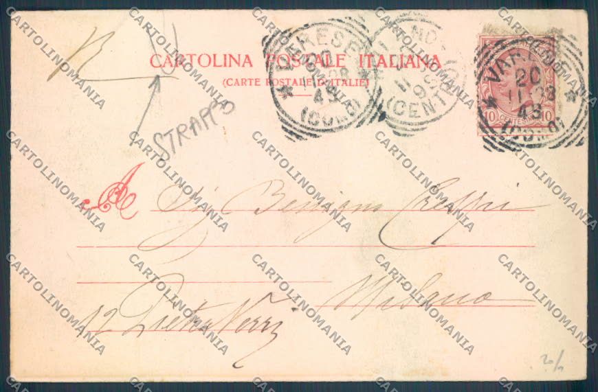 Varese Città STRAPPO cartolina LQ6581 – retro