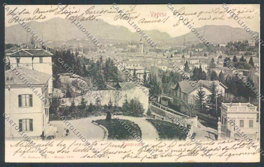Varese Città cartolina LQ6583 – fronte