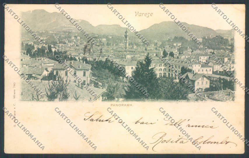 Varese Città cartolina LQ6596 – fronte