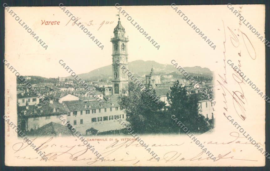 Varese Città PIEGA cartolina LQ6599 – fronte