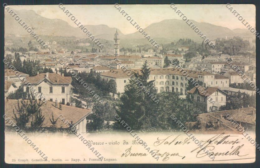 Varese Città cartolina LQ6600 – fronte