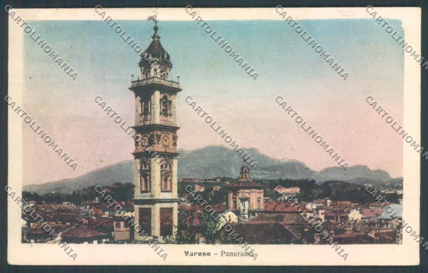 Varese Città PIEGHINA cartolina LQ6601 – fronte