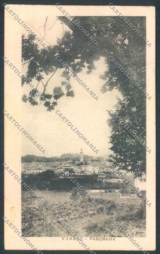 Varese Città TRACCE UMIDO cartolina LQ6624 – fronte