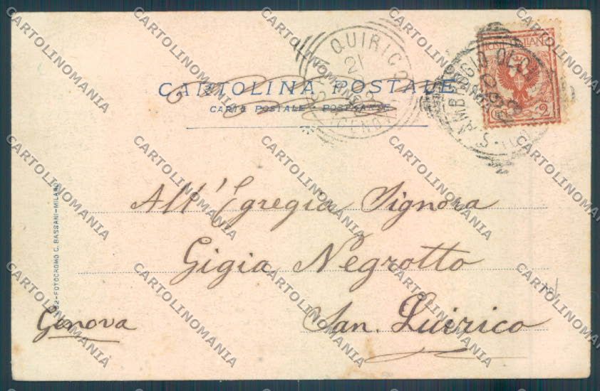 Varese Sacro Monte cartolina LQ6640 – retro