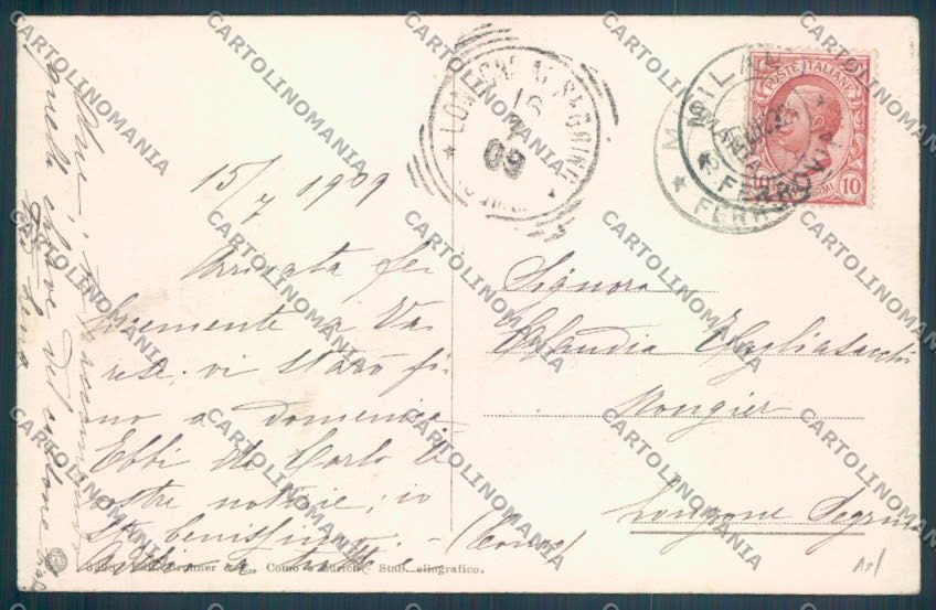 Varese Città cartolina LQ6643 – retro