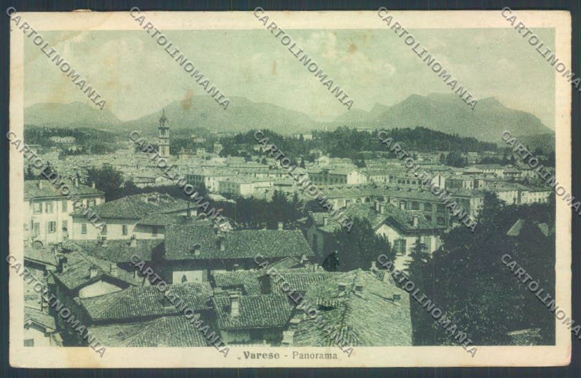 Varese Città PIEGHINA cartolina LQ6644 – fronte