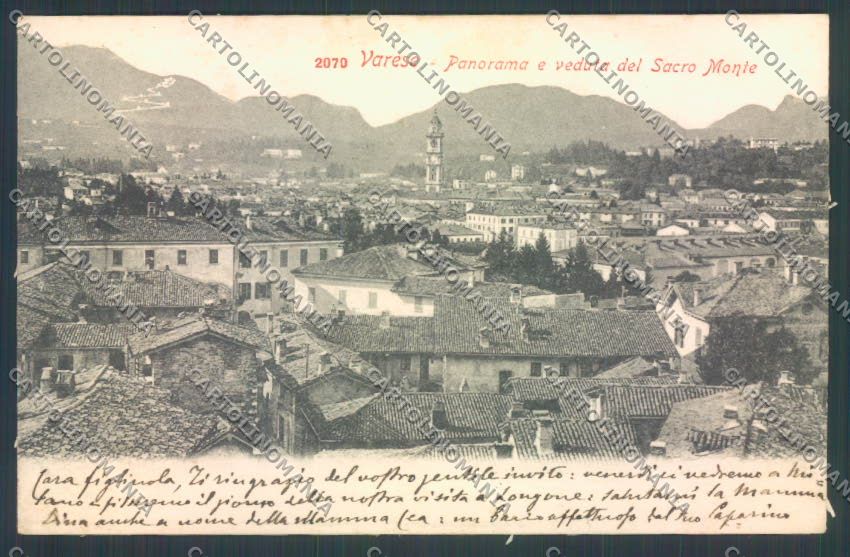 Varese Città cartolina LQ6646 – fronte