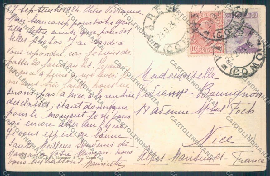 Varese Città cartolina LQ6647 – retro