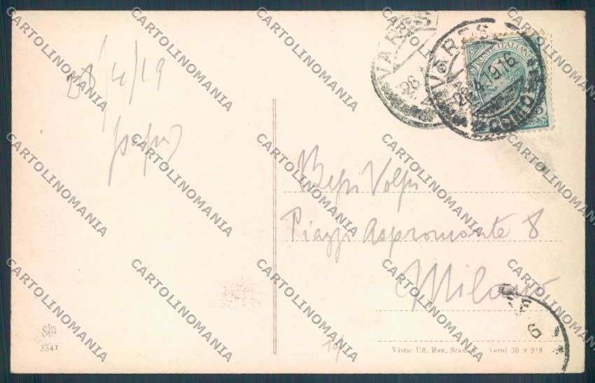 Varese Città cartolina LQ6661 – retro