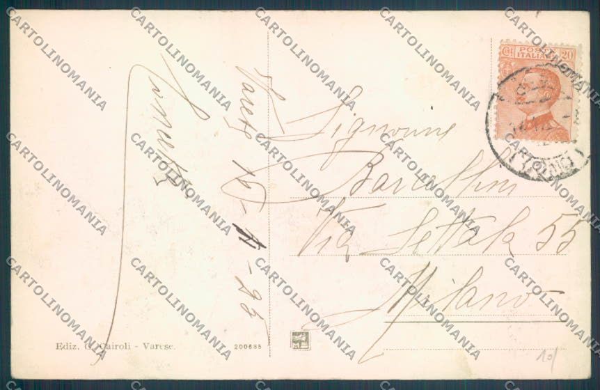 Varese Città cartolina LQ6670 – retro