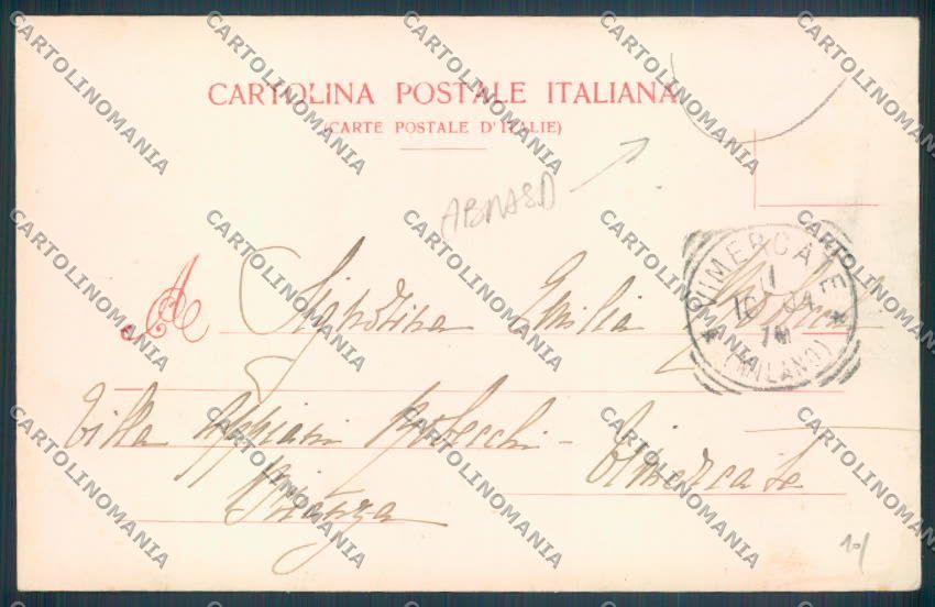 Varese Città ABRASA cartolina LQ6673 – retro